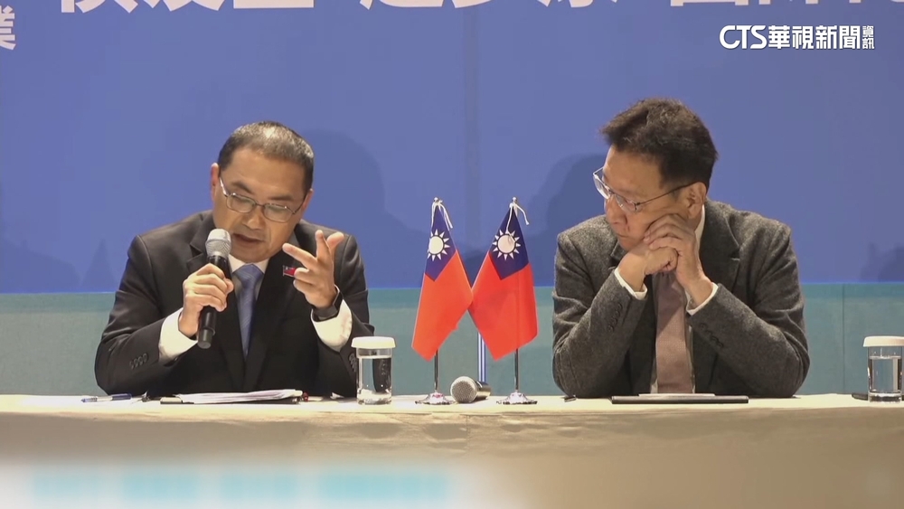 選前國際記者會　侯友宜.趙少康合體會外媒