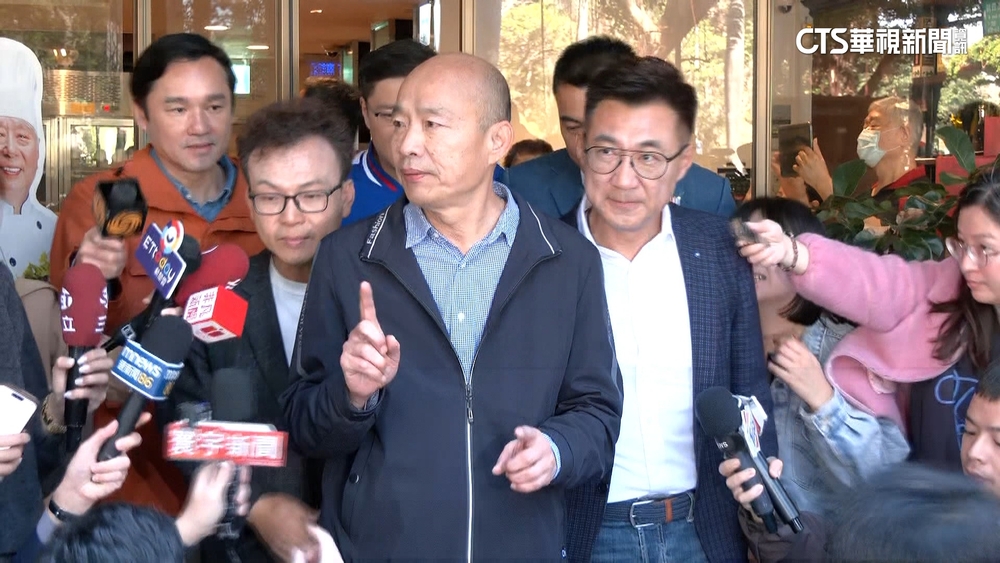 爭取國會議長　韓國瑜明午和藍營中部立委餐敘