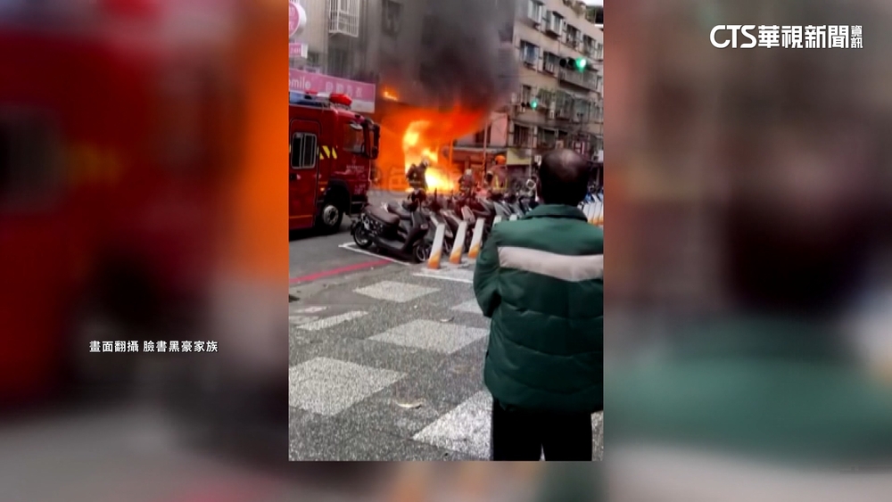 板橋蠟燭代工廠起火　5樓公寓陷火海15人驚魂