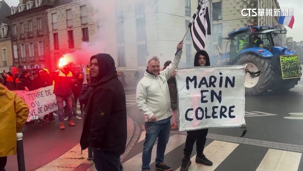 不滿萬物皆漲　法農民抗爭升級.要求政府改革