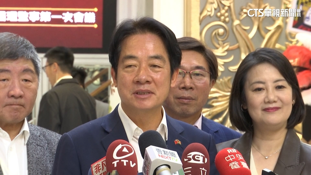 出席北市感恩餐會　賴清德恭喜「韓江配」當選