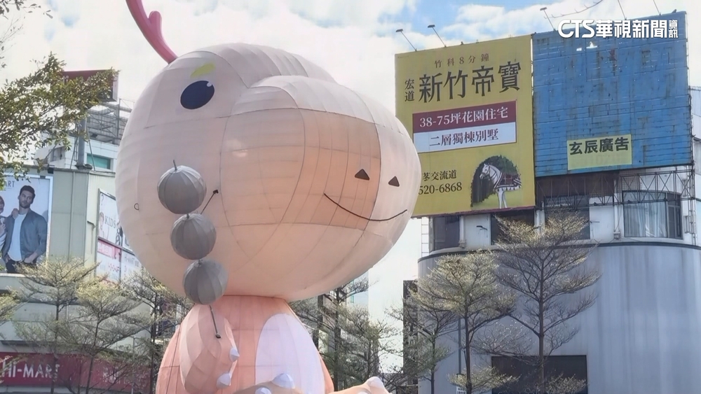牛.鹿傻傻分不清　新竹燈節主燈亮相掀熱議