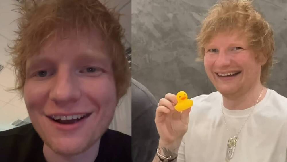 與粉絲共進午餐嗨PO影片 紅髮艾德學台語：呷飽沒