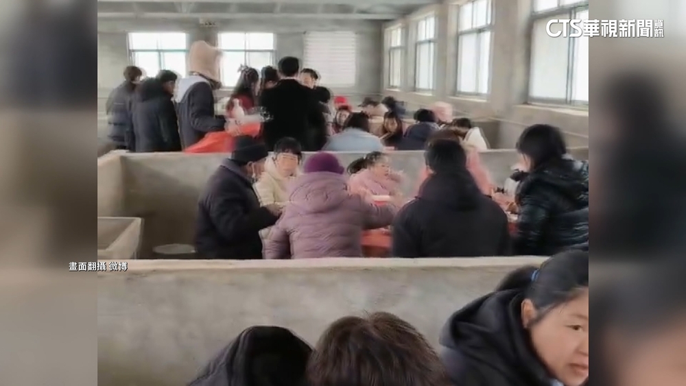 河南婚宴遇大雪！　賓客在「豬圈吃喜酒」