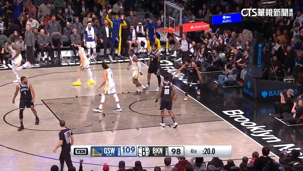 3600顆三分球史上唯一！　大神Curry逼退籃網