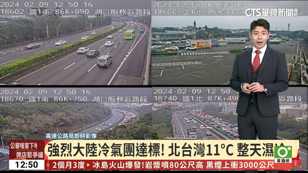 強烈大陸冷氣團達標！　北台灣11°C　整天濕冷