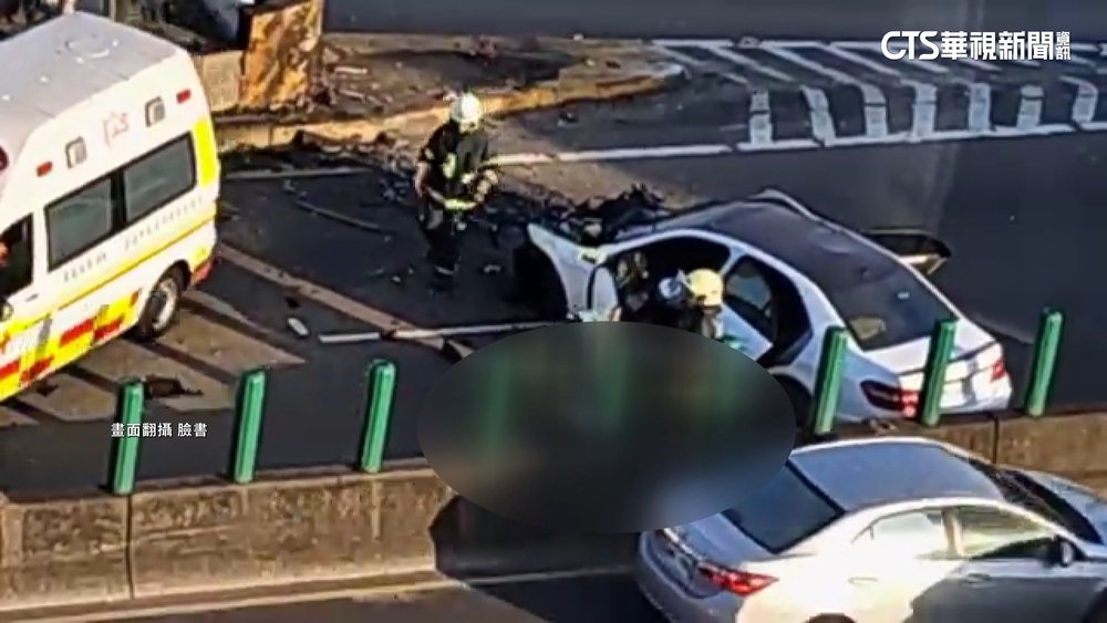 開工日死亡車禍！　台北環快白車自撞　駕駛搶救不治