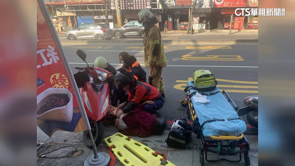 八旬嬤逆向「高雄式左轉」　撞騎士骨折送醫