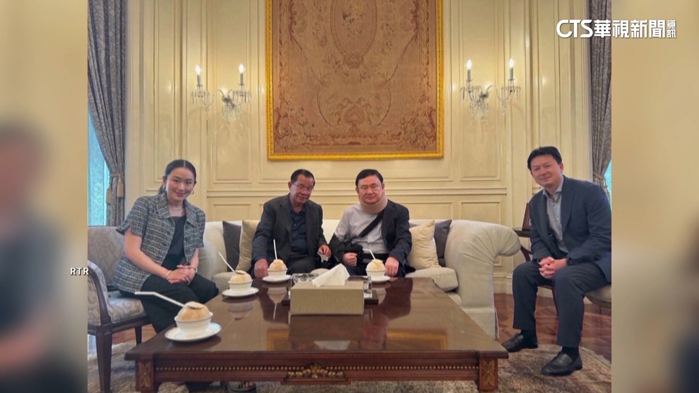 以兄弟相稱！　柬前總理洪森訪泰前總理塔克辛