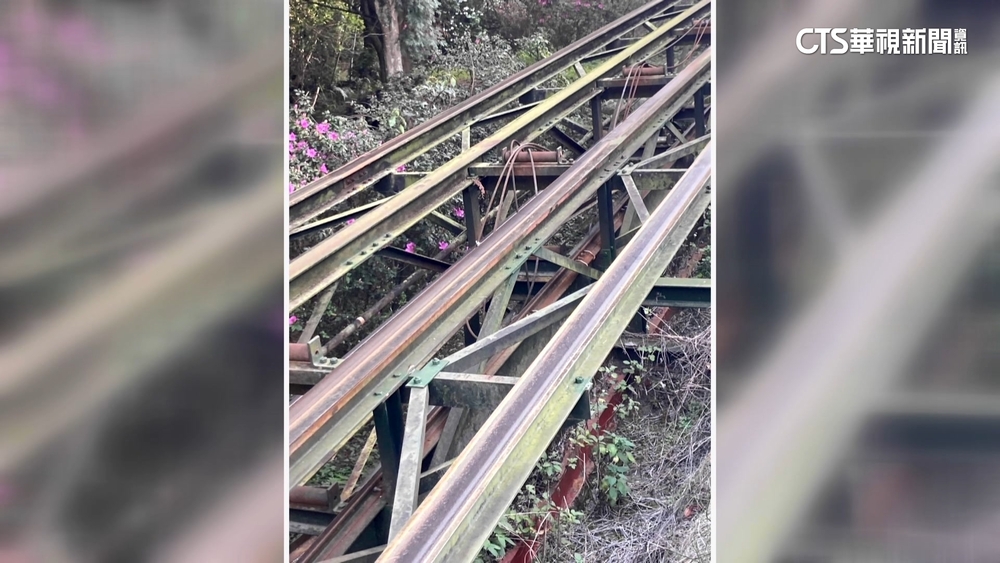 豐原高球場軌道車鋼索斷　車子滑衝翻落5人傷