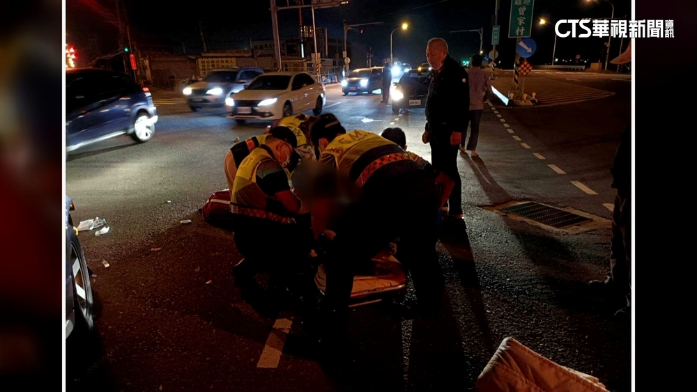 彰化3姊弟過馬路遭車撞飛　小姊妹送醫一度命危