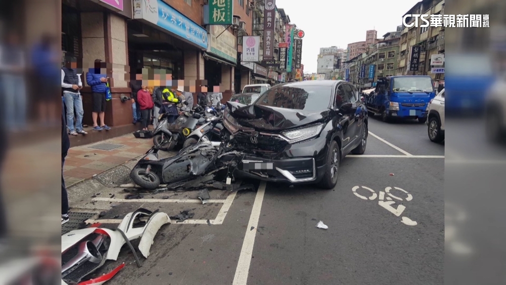 失控撞波及15車2送醫　肇事駕駛：最近流產頭暈