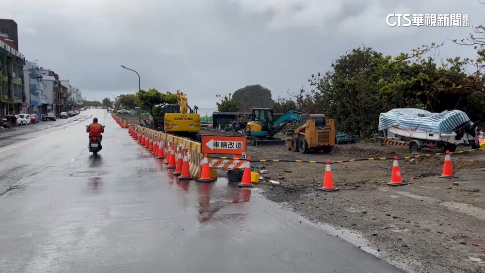 船帆石假日工程「挖斷電線」　海產店受害龍蝦死亡