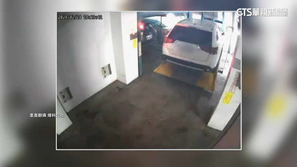 「大怒神」模式？　機械停車格突下墜　嚇壞車主
