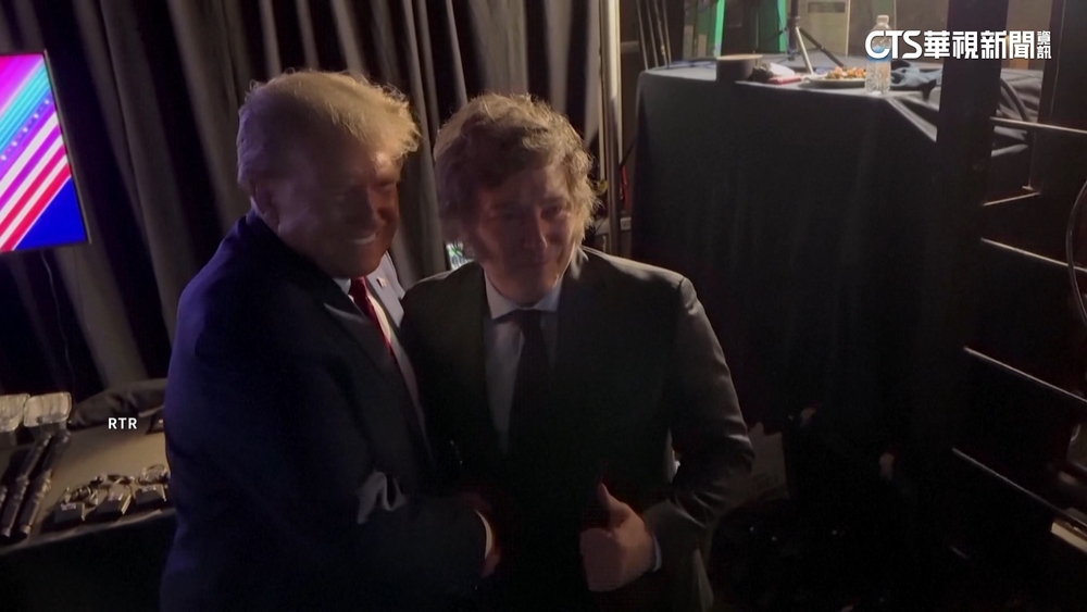 會「阿根廷川普」熱情擁抱　川普：讓阿根廷再次偉大