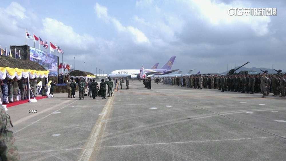 美泰金色眼鏡蛇軍演登場　中國派代表參加援助演習