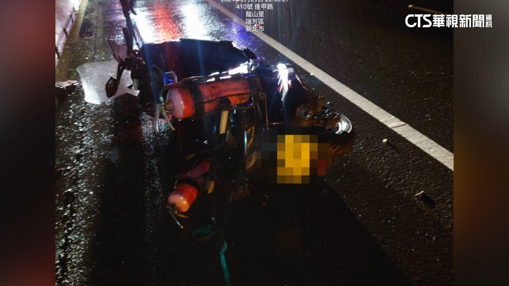 扯！　衝撞八堵分駐所前...　嫌犯先撞死巡檢員