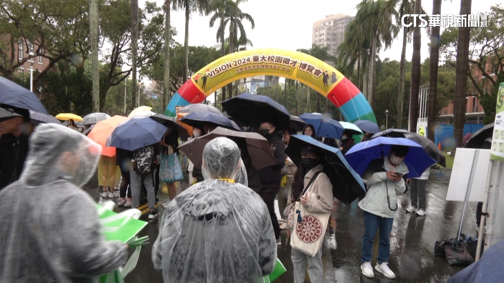 台大校園徵才博覽會登場！　逾300家企業設攤搶人才