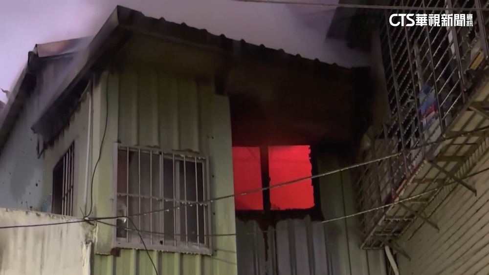 疑電熱水器起火　基隆鐵皮民宅火警幸無人傷