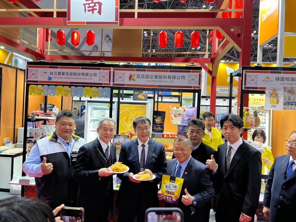進軍東京國際食品展 黃偉哲力推台南好物產