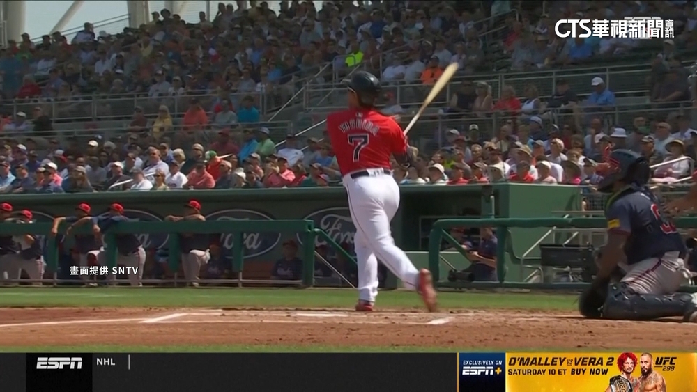 吉田正尚擺脫春訓低潮！　熱身賽首轟報到