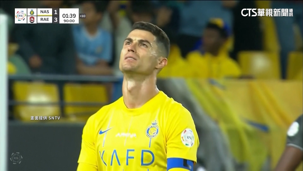 C羅「腳感全失」？！　8射門未得分　兩次中柱！