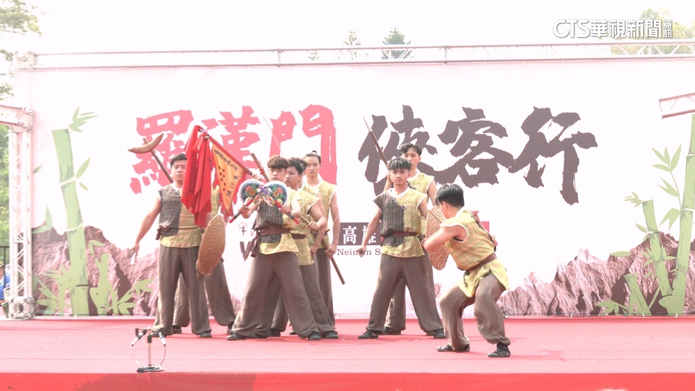 高雄內門宋江陣熱鬧揭序曲　文武陣頭盛大集結