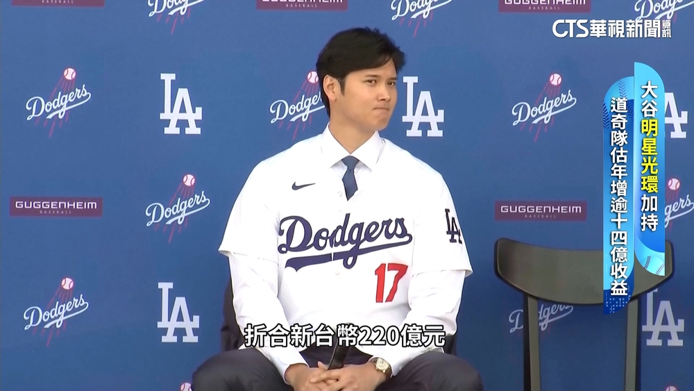 大谷轉隊.結婚皆吸「金」　學者：將創逾137億經濟效益