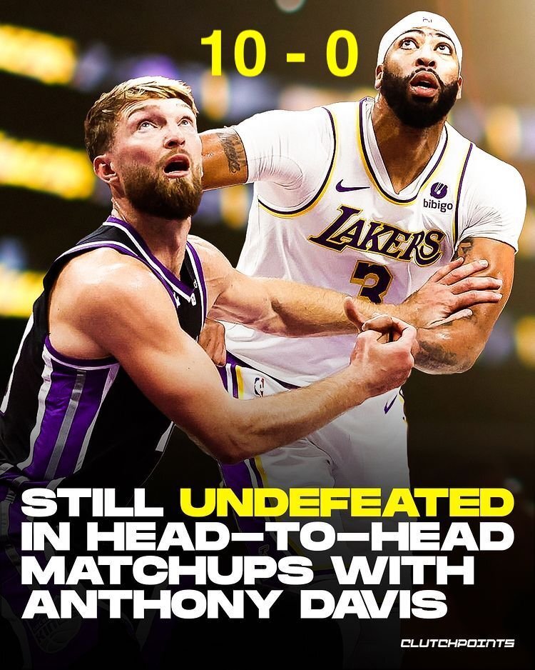 湖人本季遭國王橫掃！　AD對決Sabonis慘遭10連敗