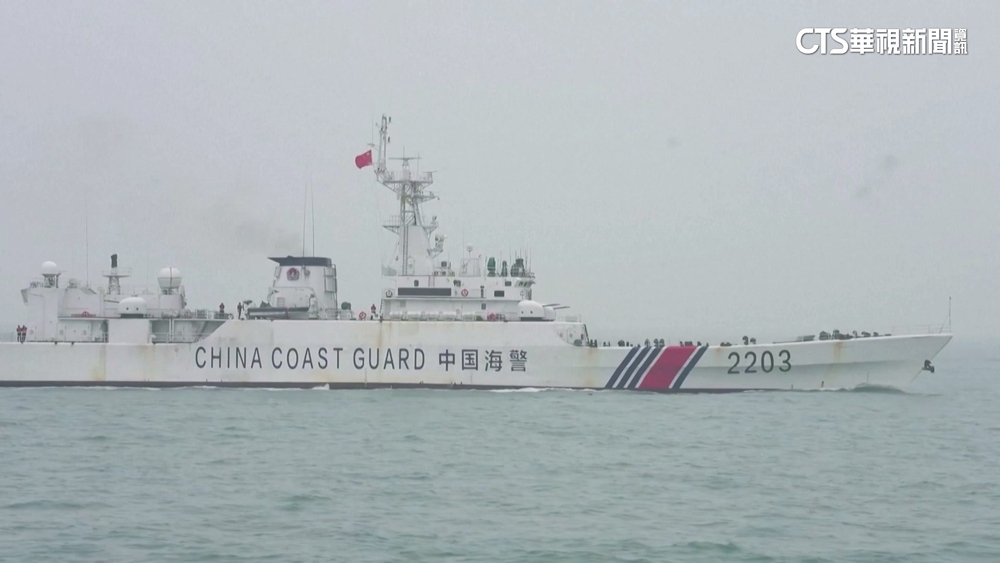 中4海警船又闖金禁限制水域　海巡監控.廣播驅離
