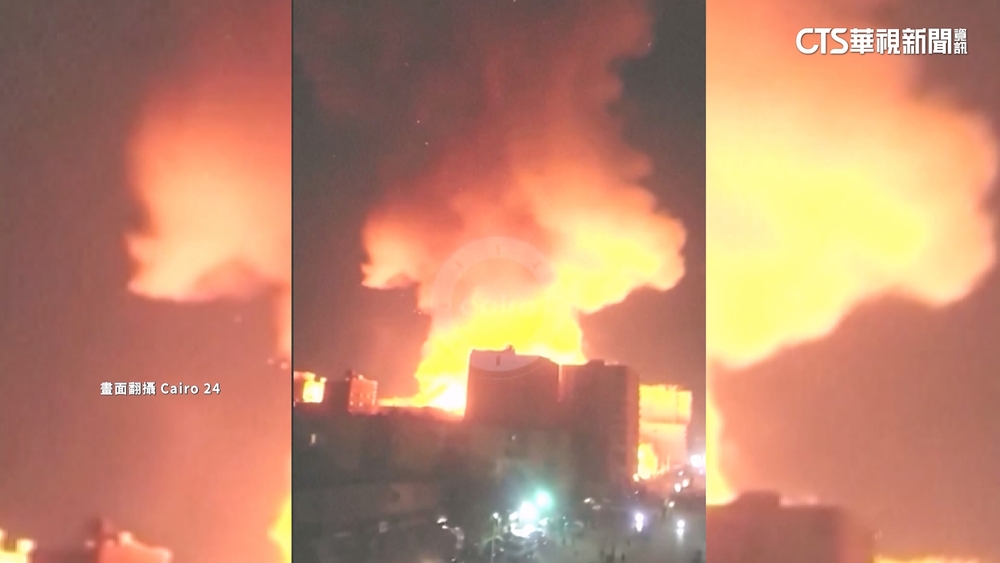 埃及吉薩80年老片場大火　殃及居民住宅