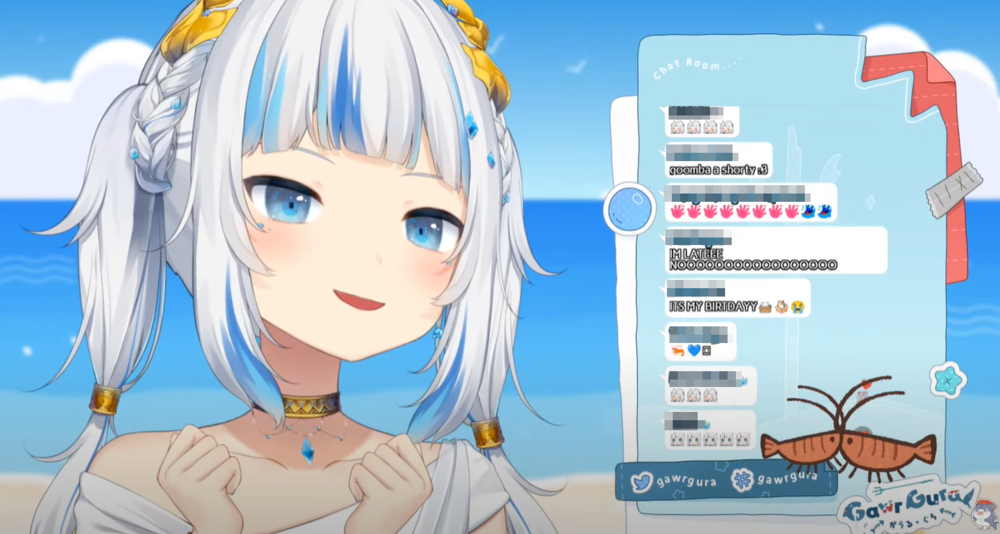 Hololive「鯊皇」降臨台北！　發文求推薦美食 引粉絲暴動