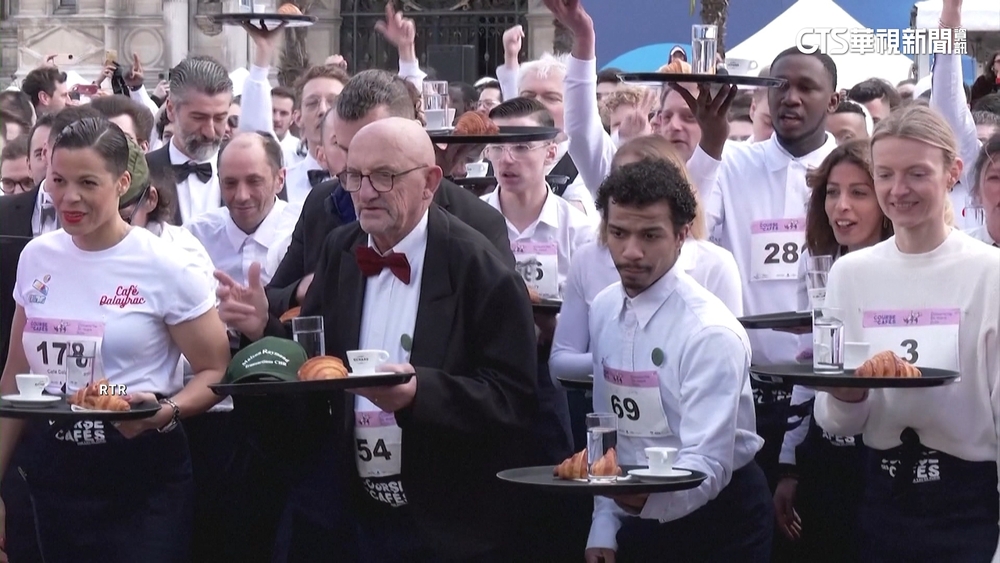 巴黎服務生競走中斷13年　為奧運暖身再復辦