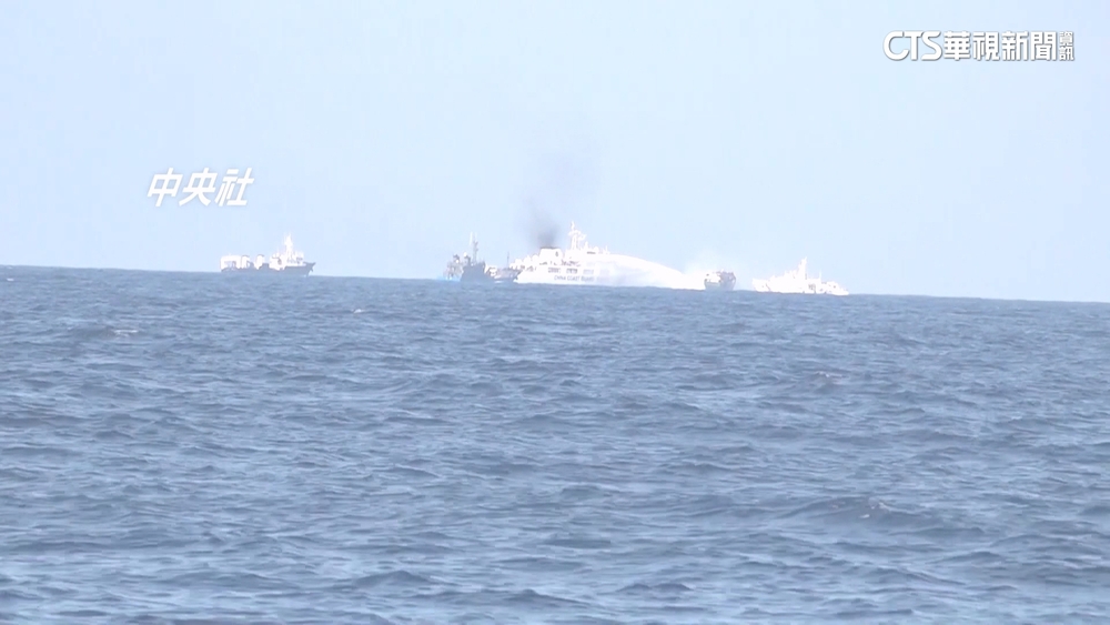 中菲艦艇南海追逐對峙　台灣媒體直擊記錄