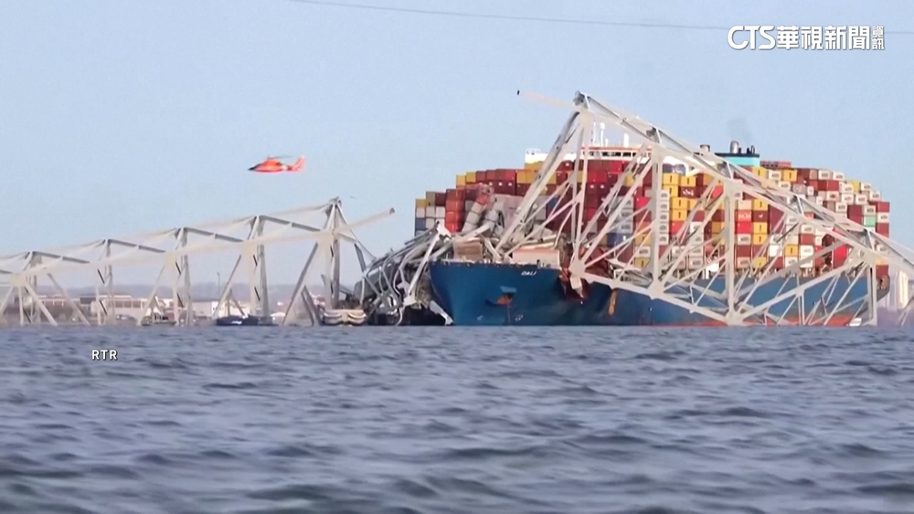 貨輪撞斷巴爾的摩大橋　6落水失蹤者推測身亡