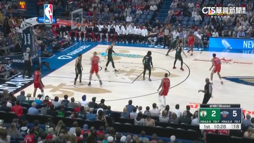 Tatum聯手「柯P」捕鵜鶘　塞爾提克奪單季58勝