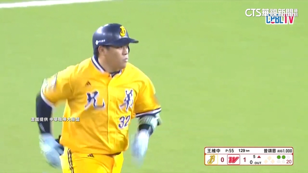 兄弟擒龍歷史留名　曾頌恩敲大巨蛋例行賽首轟