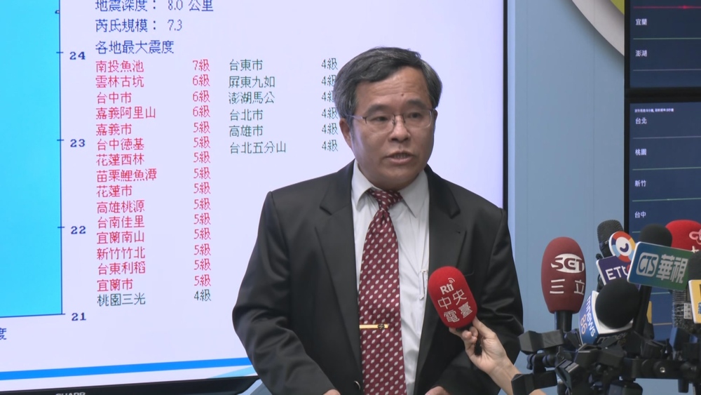 921後最大規模地震！ 氣象署示警「3天內恐有規模6.5-7餘震」