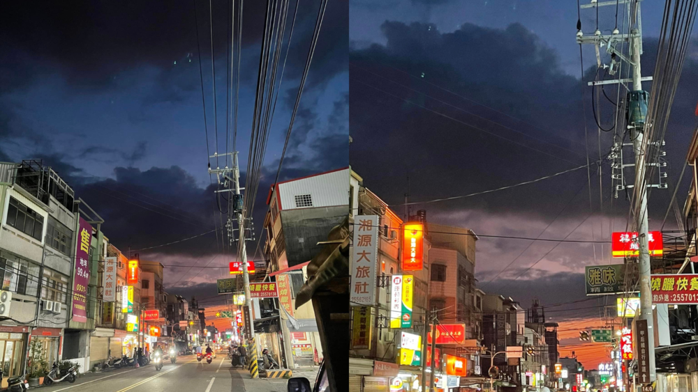 強震前晚天空出現「怪美奇景」　他喊「怕怕的」：如921大震前傍晚 引10萬網朝聖