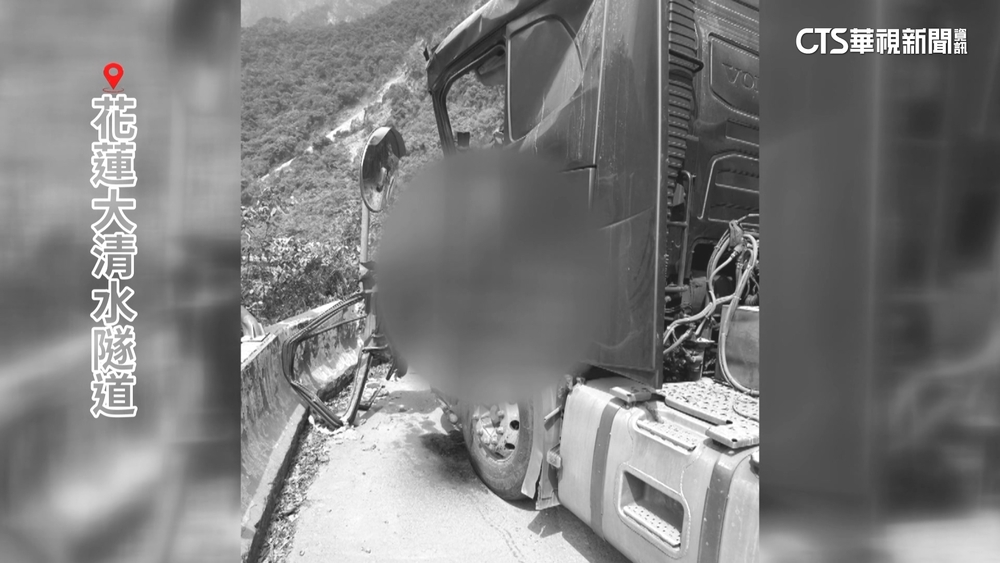 驚悚！　蘇花強震巨石滑落　駕駛遭砸釀1死1傷