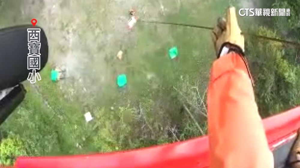 「空中救援」！　晶英酒店民眾陸續脫困抵指揮所