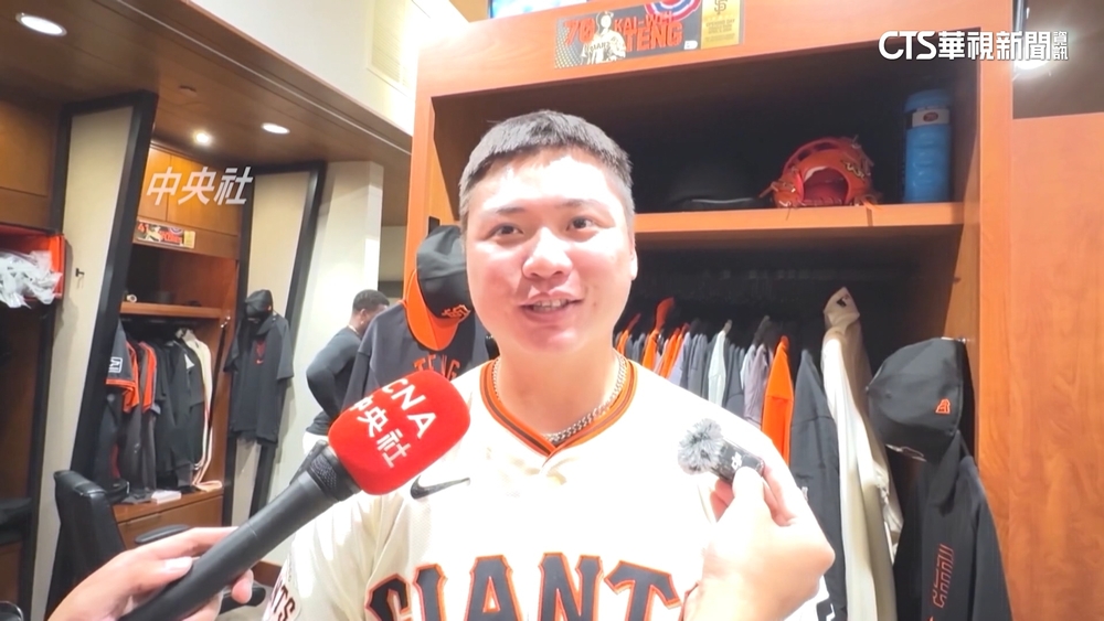 鄧愷威巨人主場初亮相　聽唱名「起雞皮疙瘩」