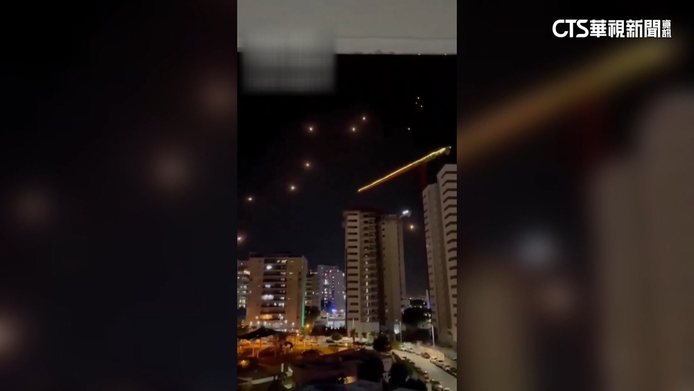 報復使館遭攻擊　伊朗上百無人機.飛彈襲擊以色列