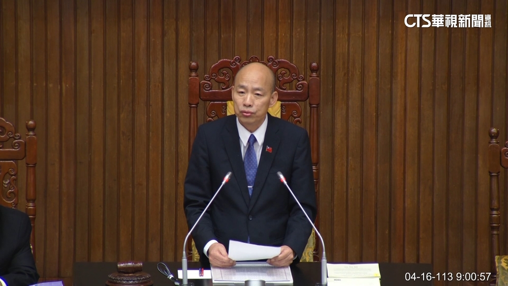 盧縣一「代投票」風波　韓國瑜：議事人員行政處分