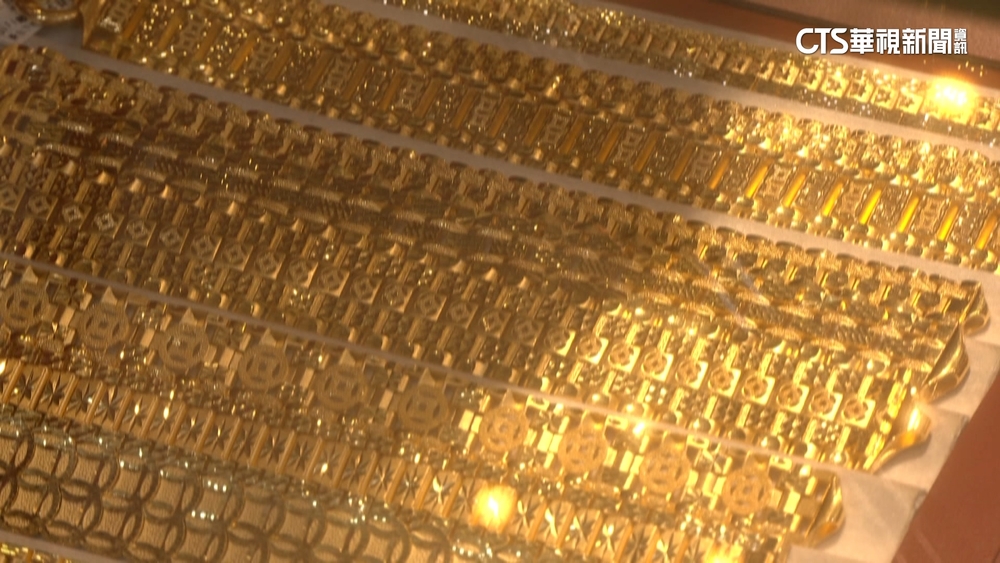 國內黃金牌價逼近萬元　今漲至每錢9630元