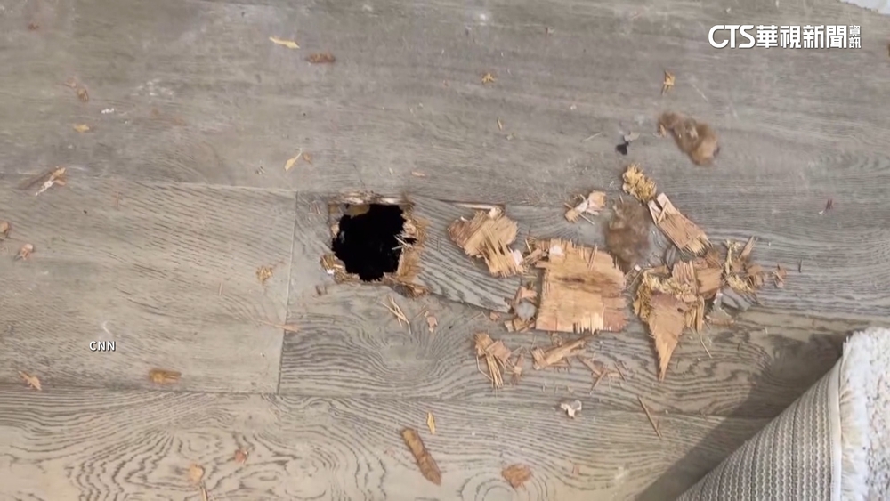 砰！太空垃圾砸破屋頂　NASA：來自國際太空站