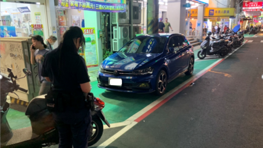 逢甲人行道成停車格？　中市警察局加強執法 1日取締174件違停