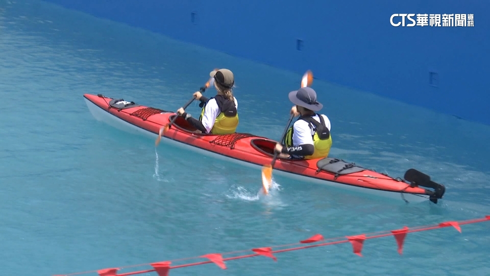 跨國實境秀！　划獨木舟至石垣島　7藝人造浪池特訓