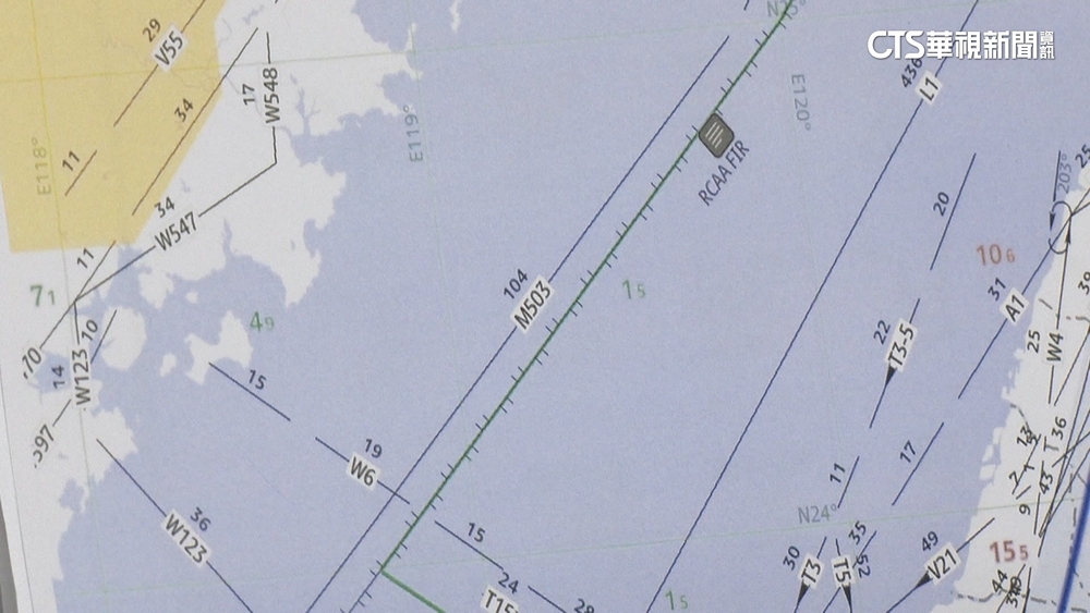 中國突襲啟用M503兩銜接線　我民航局嚴正抗議