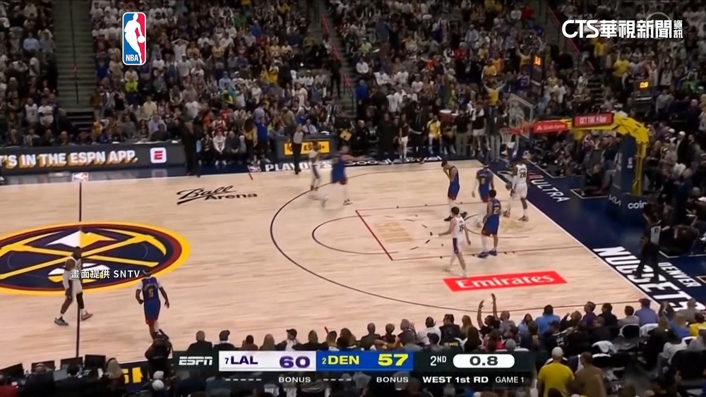 湖人失誤.攻守崩盤　「衛冕軍」金塊季後賽開胡